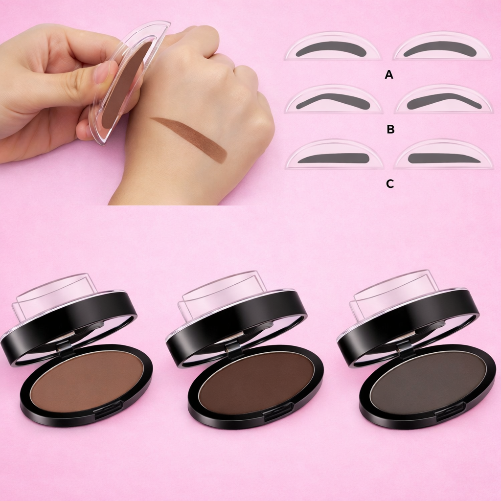 Eyebrow powder stamp